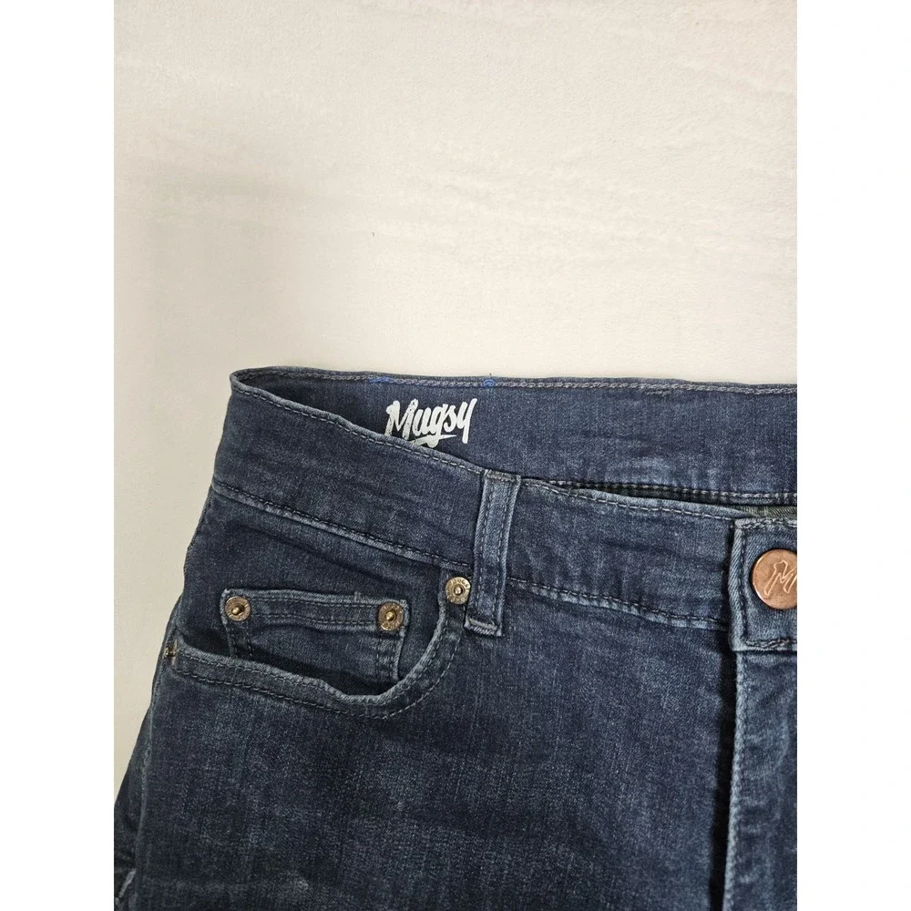 MUGSY Jeans Mens‎ 31x30* Blue Fultons Slim Straight Dark Wash Denim FXL3NFU